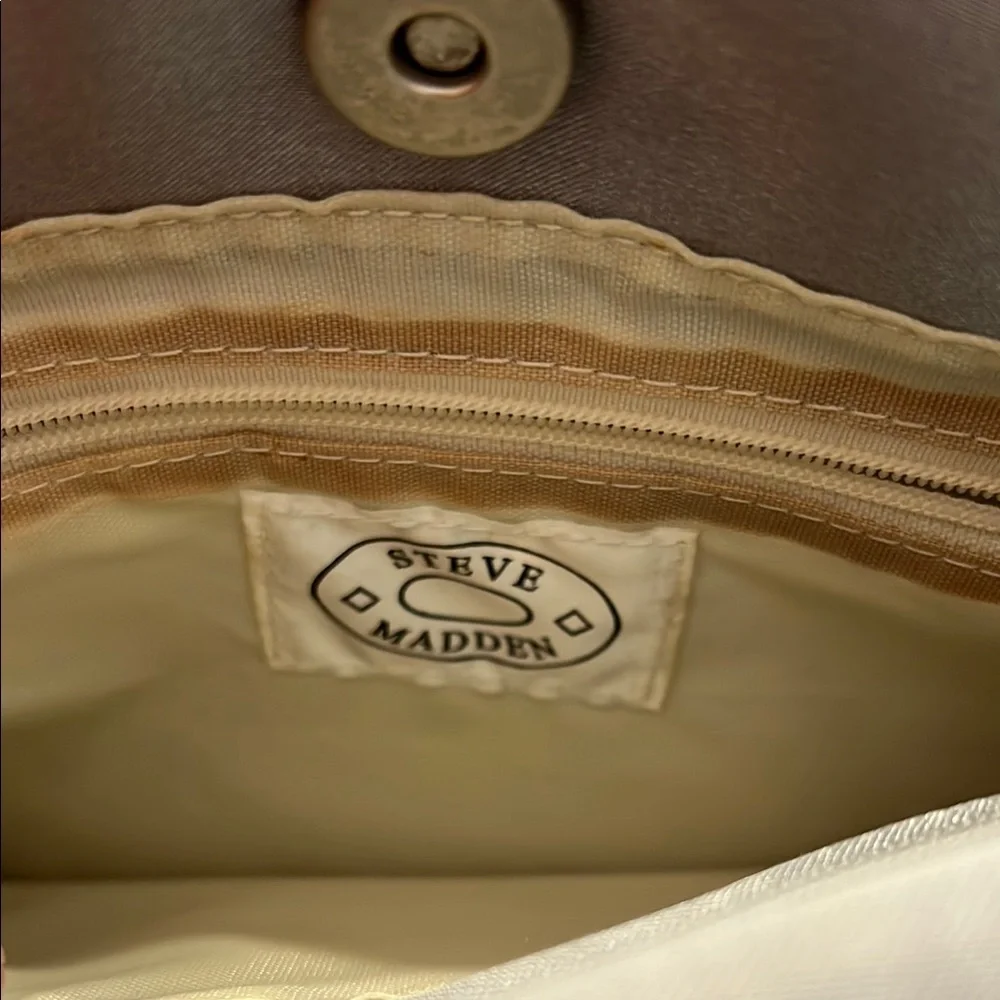 Steve Madden 2000s satin embroidery handbag - Picture 2 of 4